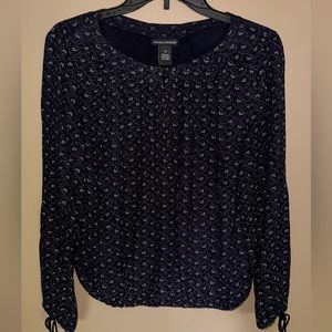 Chelsea & Theodore Blue Blouse Size Medium